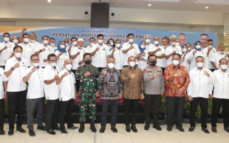 PWI Sumut Periode 2021-2026 Resmi Dilantik