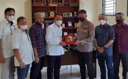 PWI Sumut Sambut Hangat Kunjungan Silaturahim Kapolrestabes Medan