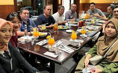 Koordinasi Dua Agenda Besar Tahun 2023, PWI Sumut Silaturahim dengan KPI Pusat