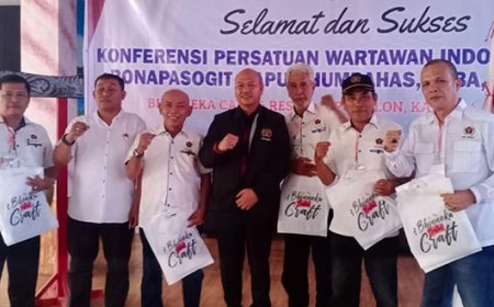 Alfonso Situmorang Pimpin PWI Bonapasogit Periode 2022-2025