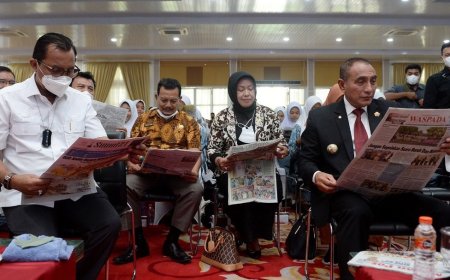 Kampanye Gerakan Membaca Koran, Gubsu: Koran Harus Beradaptasi Dengan Zaman