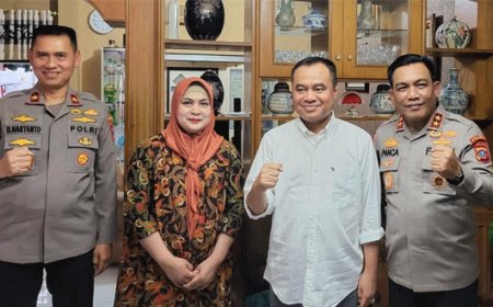 Kapoldasu Berkunjung ke Kediaman Ketua PWI Sumut