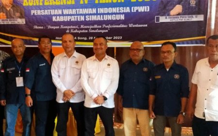 Hasuna Damanik Terpilih Aklamasi Pimpin PWI Simalungun