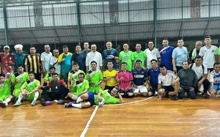 Tim Futsal PWI Sumut Raih Kemenangan Ganda