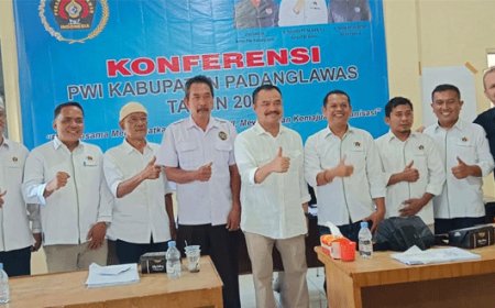 Atas Siregar Lanjut Pimpin PWI Padanglawas