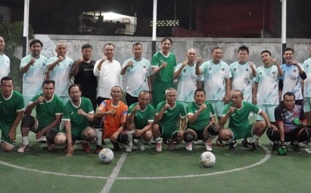Pj Wali Kota Tebingtinggi Dukung Futsal PWI Sumut Raih Medali