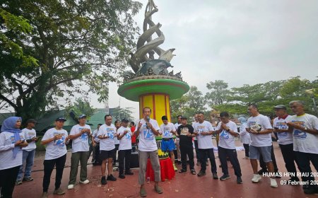 HPN 2025 Riau: PWI Tegaskan Komitmen Anti Korupsi Lewat Penandatanganan Ikrar