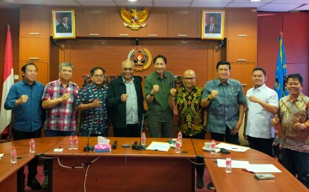 Perkuat Tekad Calon Ketua PWI Sumut, Austin Tumengkol Sowan Ke PWI Pusat